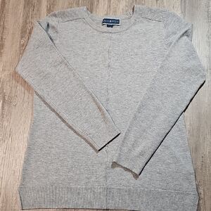 Karen Scott Heather Gray Knit Top